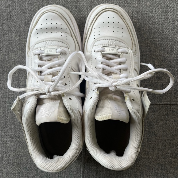 White Nike women’s Air Force 1 shadow platform - Picture 3 of 4